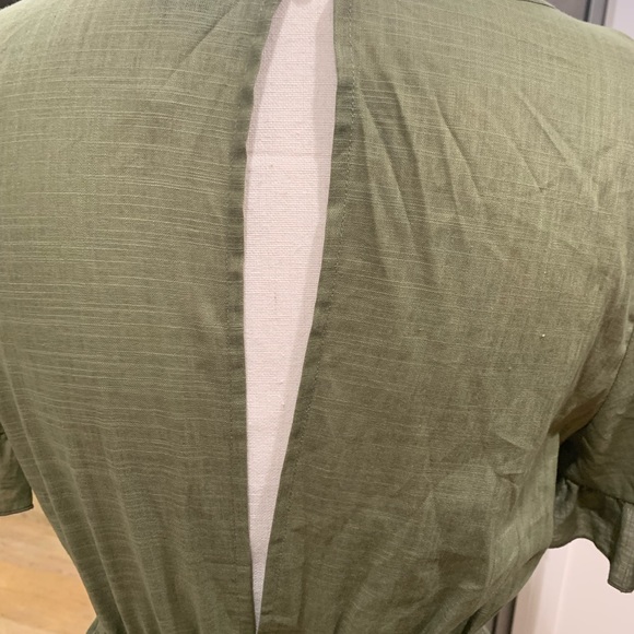 SHEIN Olive green romper size S NWOT - Picture 5 of 7